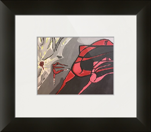 Dancing Angels - Custom Framed - MJ